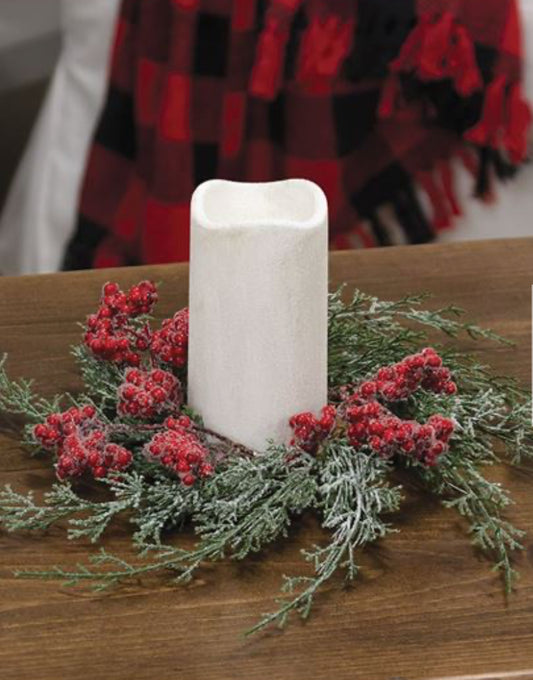 Graceful Cedar Berry Candle Ring