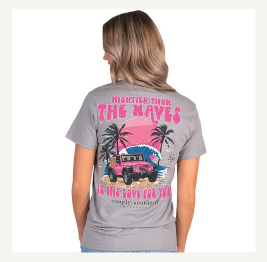 Simply Southern Mightier Waves Shirt