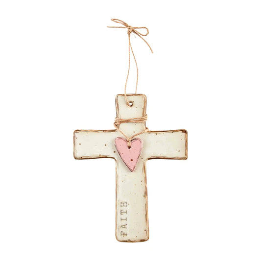 MudPie Heart Cross