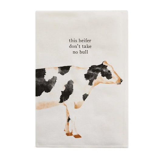 MudPie Cow Hand Towel