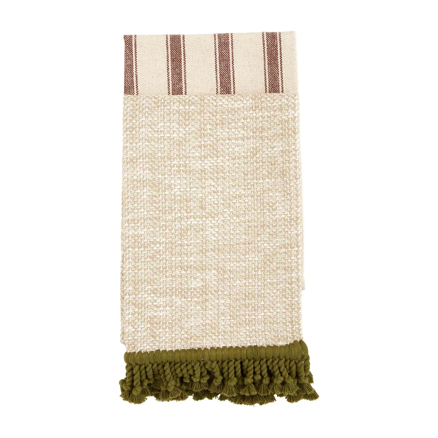 MudPie Fringe Towel Set