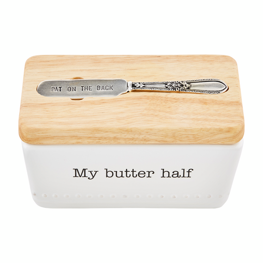 MudPie Butter Half Dish