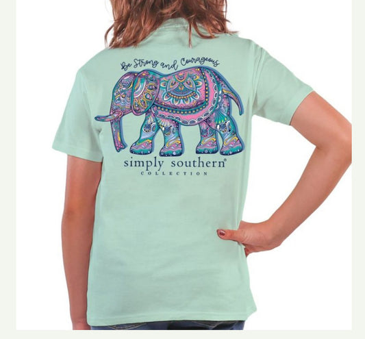 Simply Southern Strong Elephant Shirt