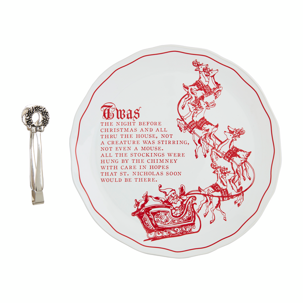 T’was The Night Before Christmas Plate Set