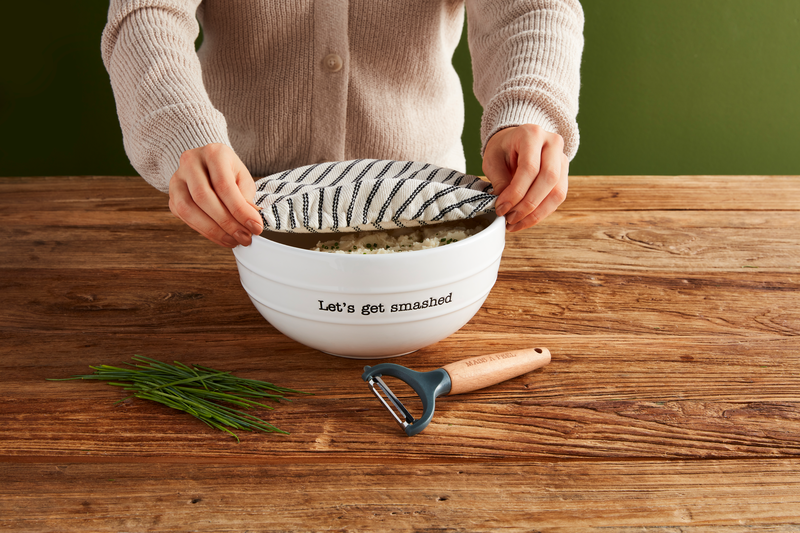 Covered Mashed Potato Bowl Set