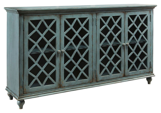 Mirimyn Teal Accent Cabinet