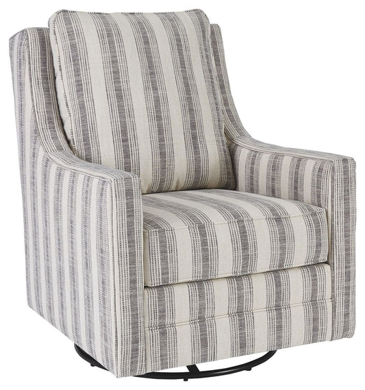 Kambria Striped Swivel Glider