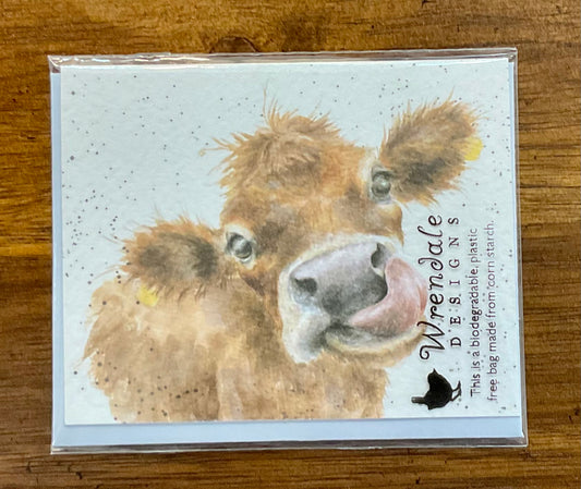 GE088 Mini Cow Card