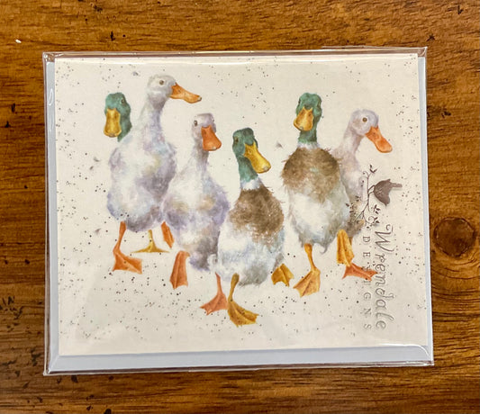 GE057 Mini Ducks Card