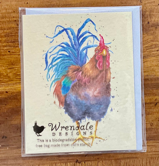 GE126 Mini Rooster Card