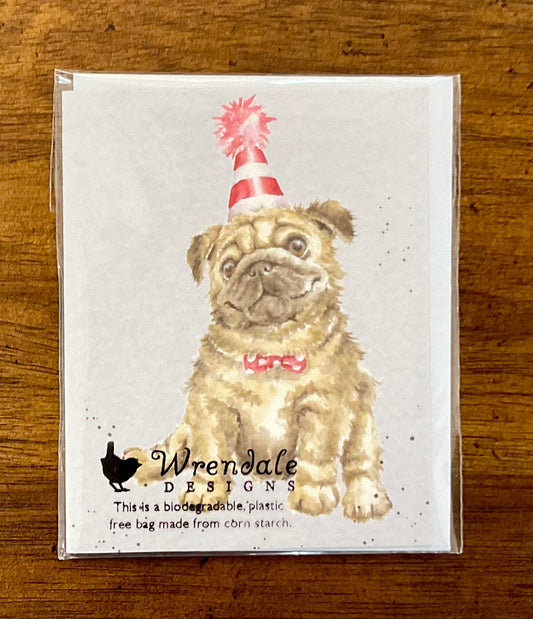 GE105 Mini Pug Card