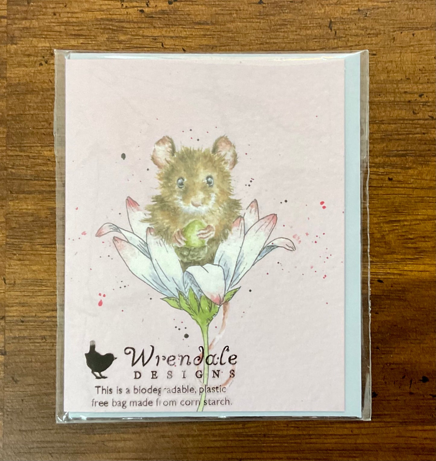 GE123 Mini Pink Hamster Card